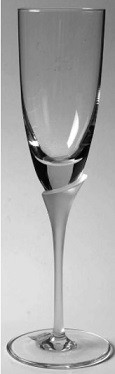 Classic Flair White Fluted Champagne