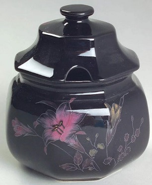 Ebony Meadow Sugar and Lid