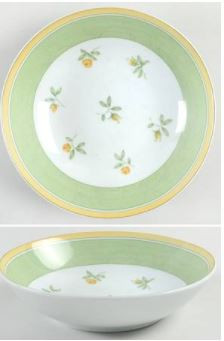 English Rose Round Soup Cereal Bowl