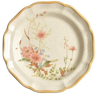 Field Bouquet Round Salad Plate