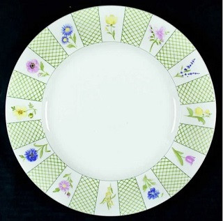 Floral Gallery Dinner Plate