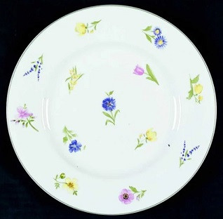 Floral Gallery Round Salad Plate