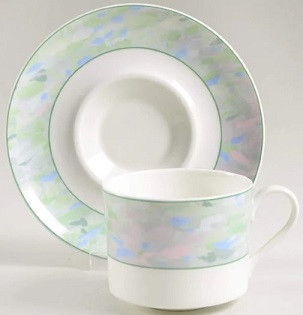 French Meadow Cup and Saucer