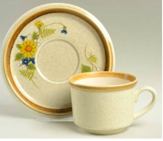 Garden Bouquet Cup and Saucer