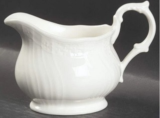 Renaissance White Creamer