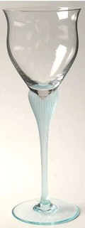 Sea Mist Turquoise Water Goblet