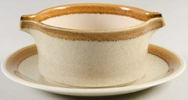 Stone Manor Gravy Boat and Stand