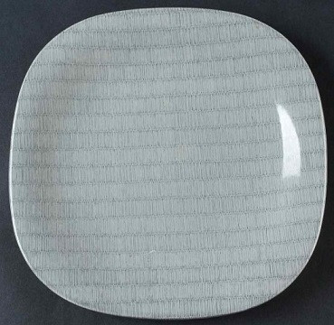 Tatami Gray Round Salad Plate
