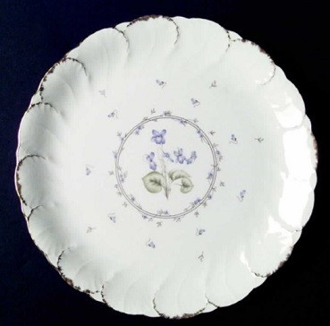 Tender Violets Dinner Plate