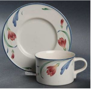 Tiptoe Cup and Saucer