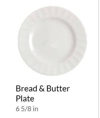 Yardley Bread and Butter Plate
