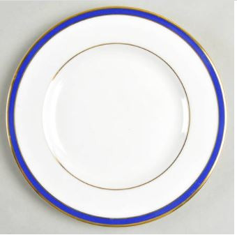 Saturn Blue Bread and Butter Plate