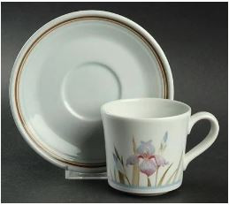 Blue Iris Royal Doulton Cup And Saucer