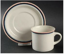 Blue Line Cup and Saucer