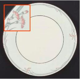 Carnation Dinner Plate