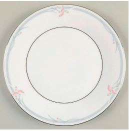 Carnation Round Salad Plate