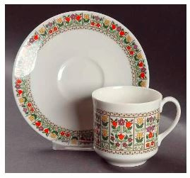 Fireglow Cup and Saucer