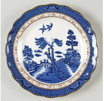 Real Old Willow Bread and Butter Plate