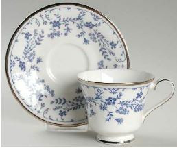 Sapphire Blossom Cup and Saucer
