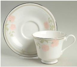 Twilight Rose Cup and Saucer
