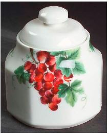 Vintage Grape Sugar and Lid