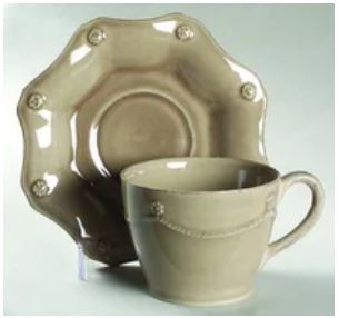 Berry And Thread Cappuccino Cup and Saucer