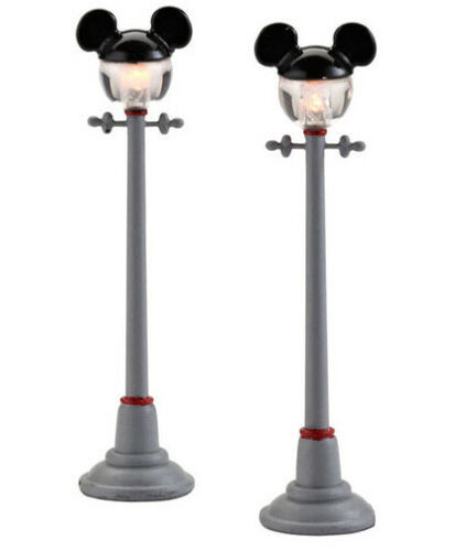 Mickey Street Lights Set Of 2  Department 56