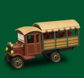 Poinsettia Delivery Truck Dickens Village Department 56 Department 56