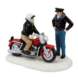 A New 56 Harley Davidson   Snow Village Department 56
