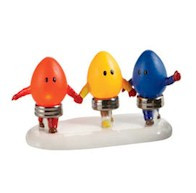 Brite Lites Christmas Parade Marching Bulbs  Snow Village