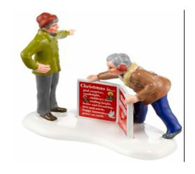 Christmas Lane Greetings Snow Village Department 56