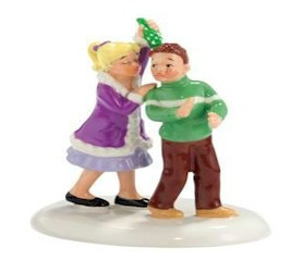 A Mistletoe Surprise Original Snow Village Department 56
