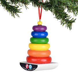 Rock A Stack Ornament Fisher Price   Department 56