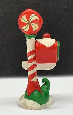 Peppermint Mailbox Snow Village Department 56 Village