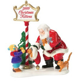 Santa Comes To Town  2009 Snow Village Department 56 Retired