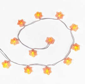 String Of 12 Snowflake Lights  Department 56  Retired