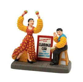 The Flamingo Revue   Christmas In The City  Department 56