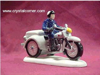 Original Snow Village - Patroling The Road Ceramic