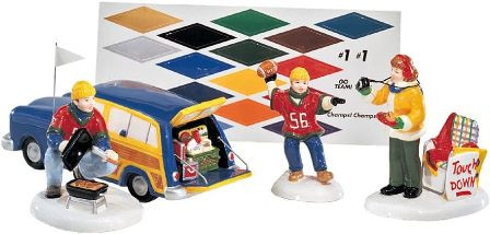 Original Snow Village - Before The Big Game