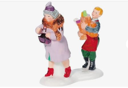 Carry Out Boy Retired - Original Snow Village