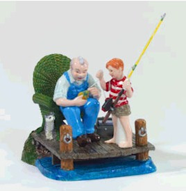 Gone Fishing - Original Snow Village