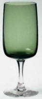 Glamour Green Water Goblet