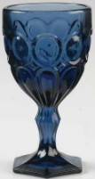 Moonstone Dark Blue Wine Goblet