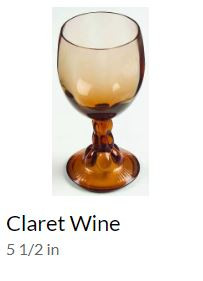 Splendor Rust Wine Goblet