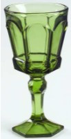 Virginia Green Wine Goblet