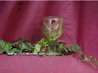 Cabaret Apple Green Water Goblet