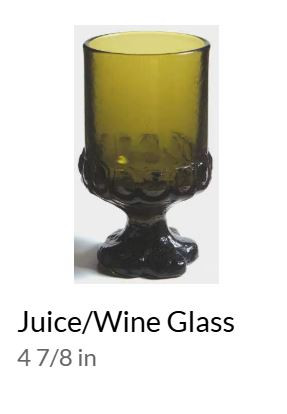 Madeira Dark Green Juice Goblet