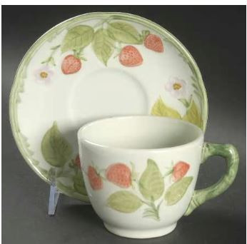 Strawberry Time Cup and Saucer