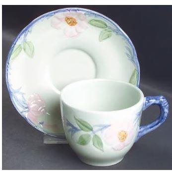 Twilight Rose Cup and Saucer