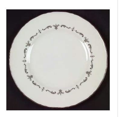 Silver Chantilly Round Salad Plate